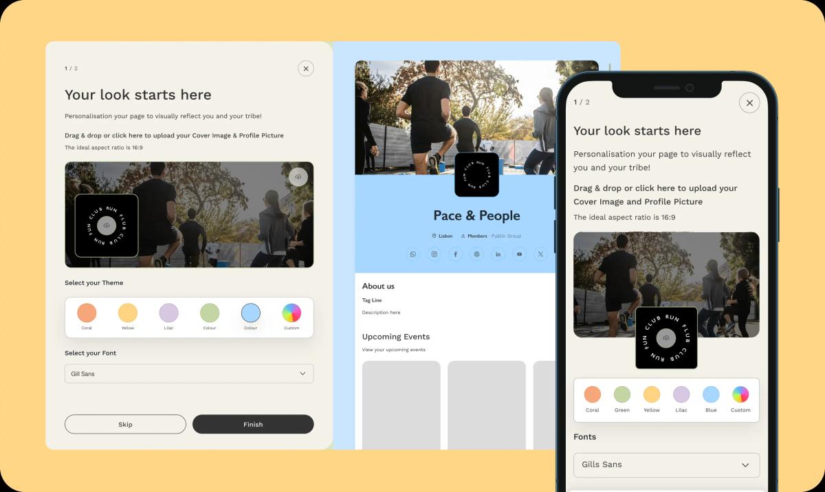 Customise Your Page