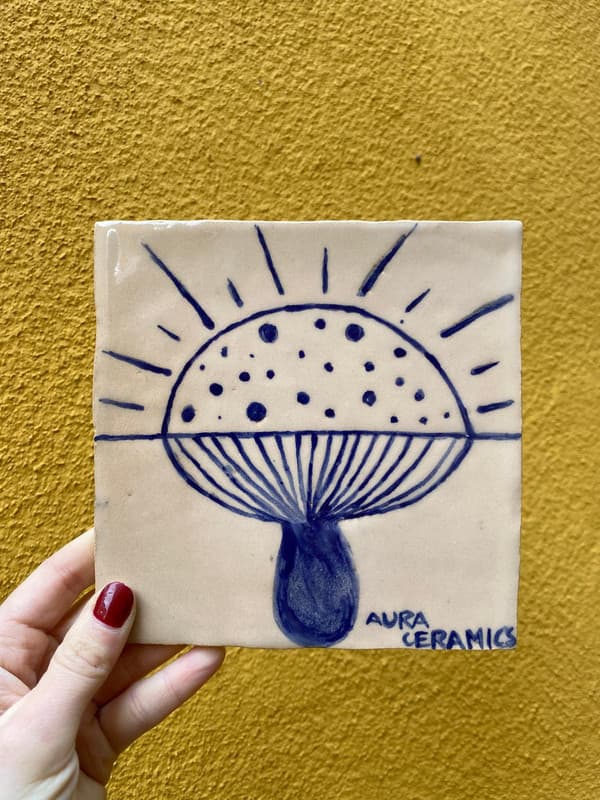 Tile painting workshop