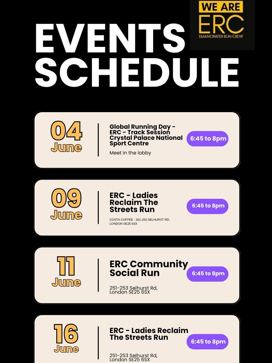 Ladies Reclaim The Streets Run