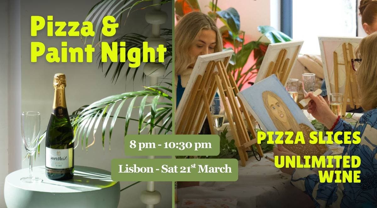 Paint, Pizza & Refillable Wine! 🍷🍕🎨