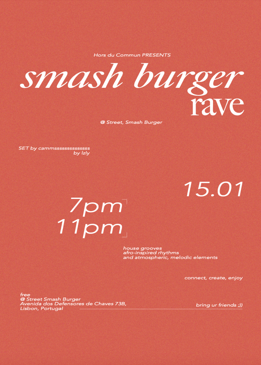 Smash Burger Rave @streetsmash Saldanha