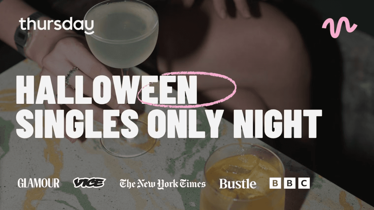 HALLOWEEN SINGLES NIGHT | SECRET POETS SOCIETY | Thursday Dating