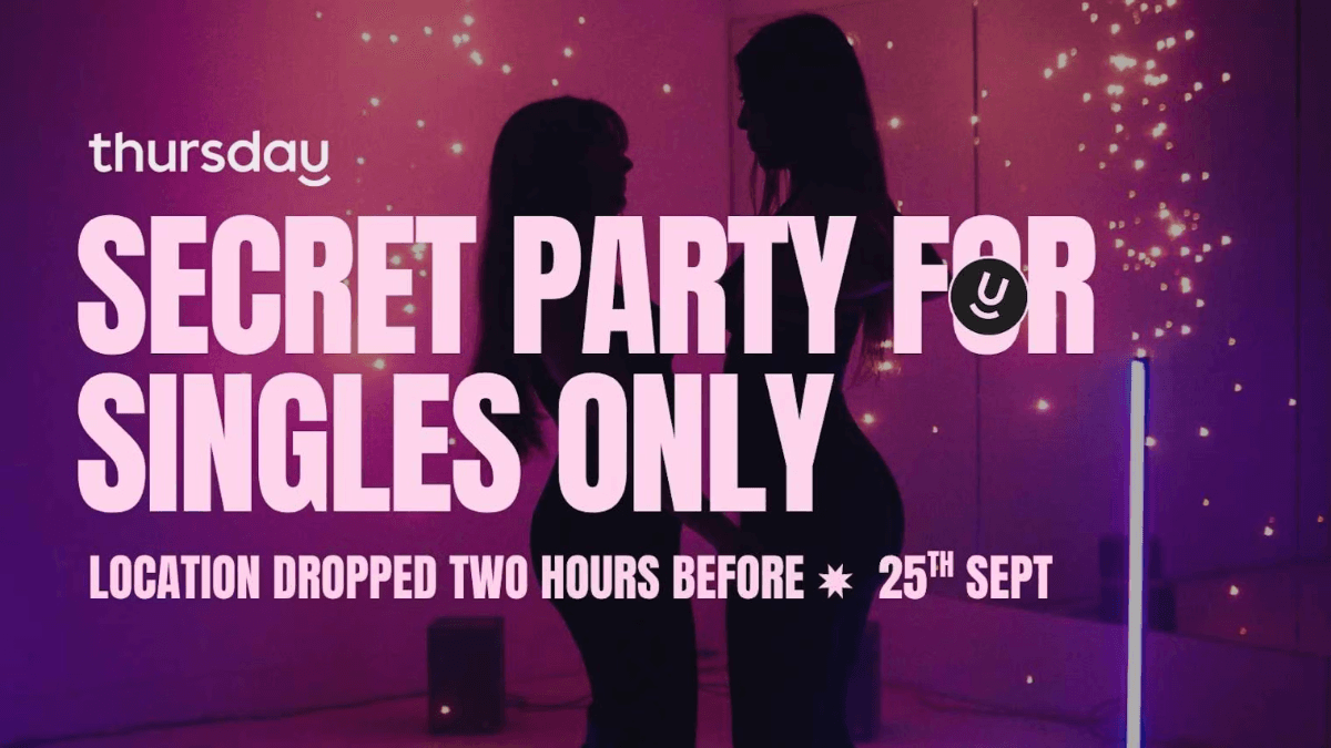 Thursday Dating - SECRET PARTY Singles Only!