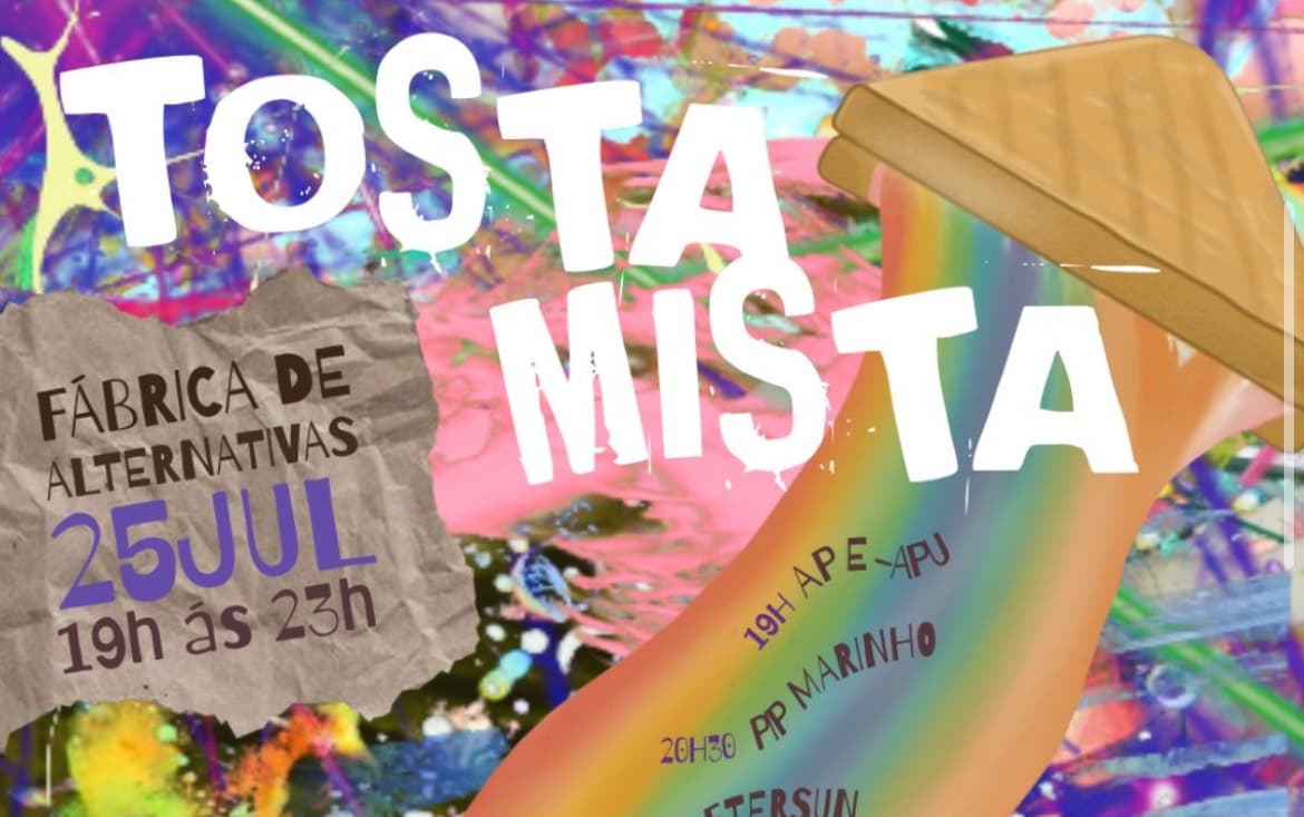 Tosta Mista! Queer Music Event, Drag Show, Art Market, Vegan Food.