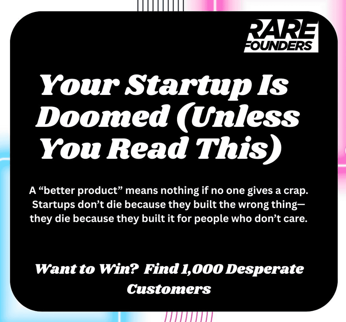 Rare Founders cover