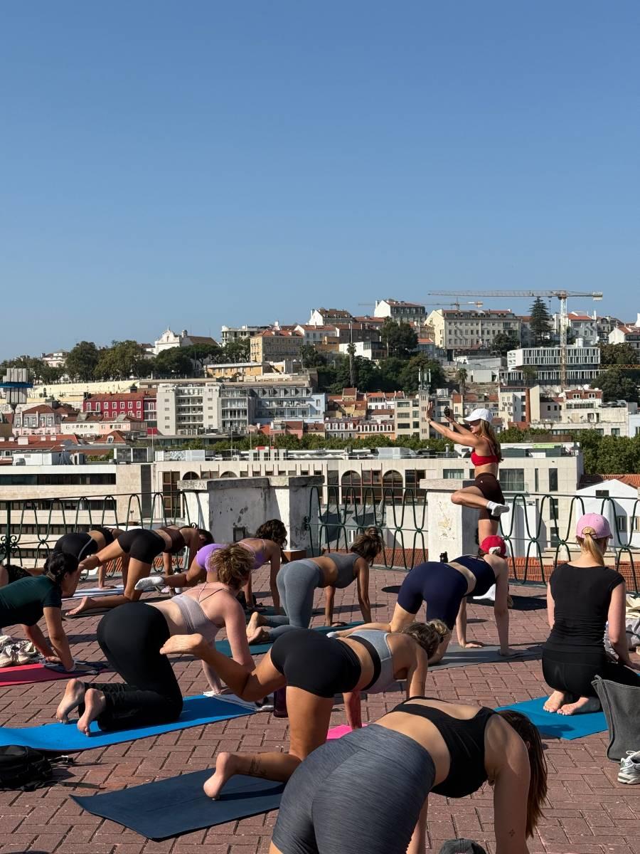 🏙️ PILATES ON A ROOFTOP – Lisbon | August 9th ☀️