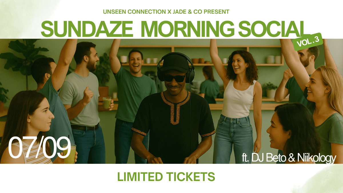 Sundaze Morning Social Vol. 3: Lisbon’s First Matcha Rave