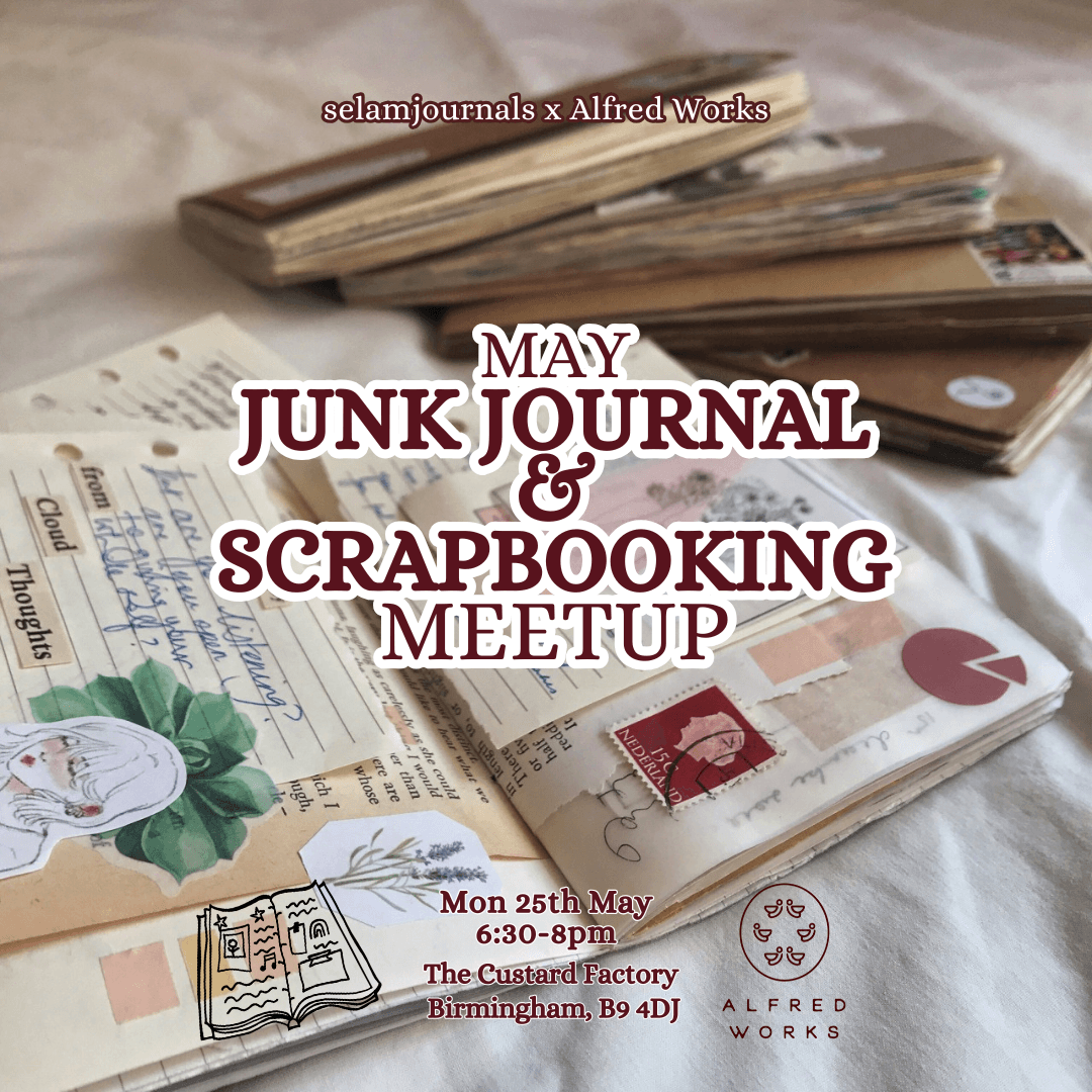 Alfred Works x selamjournals May Junk Journal & Scrapbooking Calligraphy Session