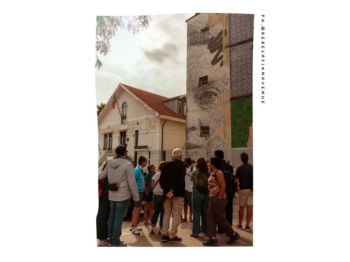 Lisbon Street Art Walk with local Street Art Collective