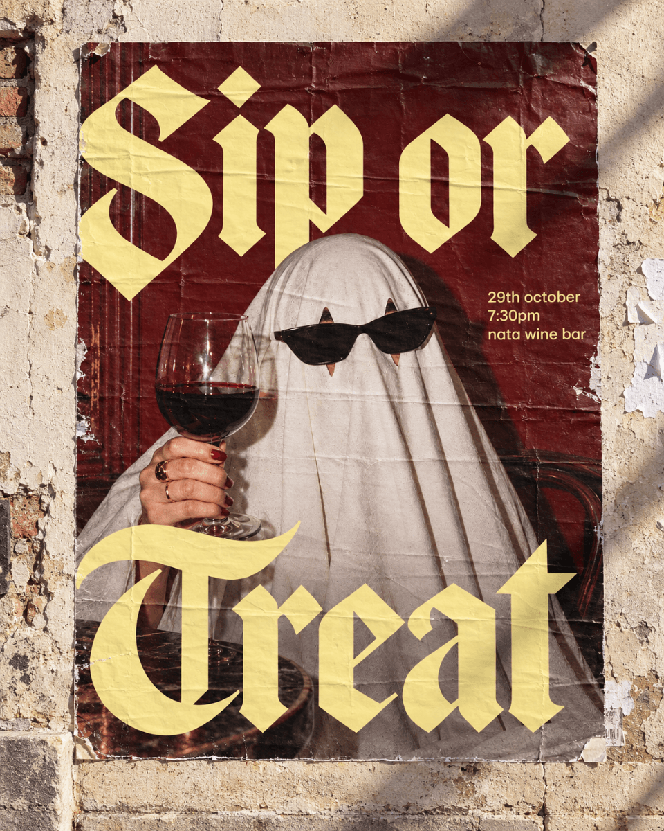 Sip or Treat I Halloween Wine Social @ Nata Wine Bar