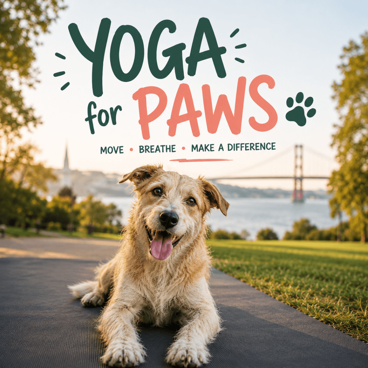 Yoga for Paws Fundraiser | Outdoor Yoga Class by LX Portal
