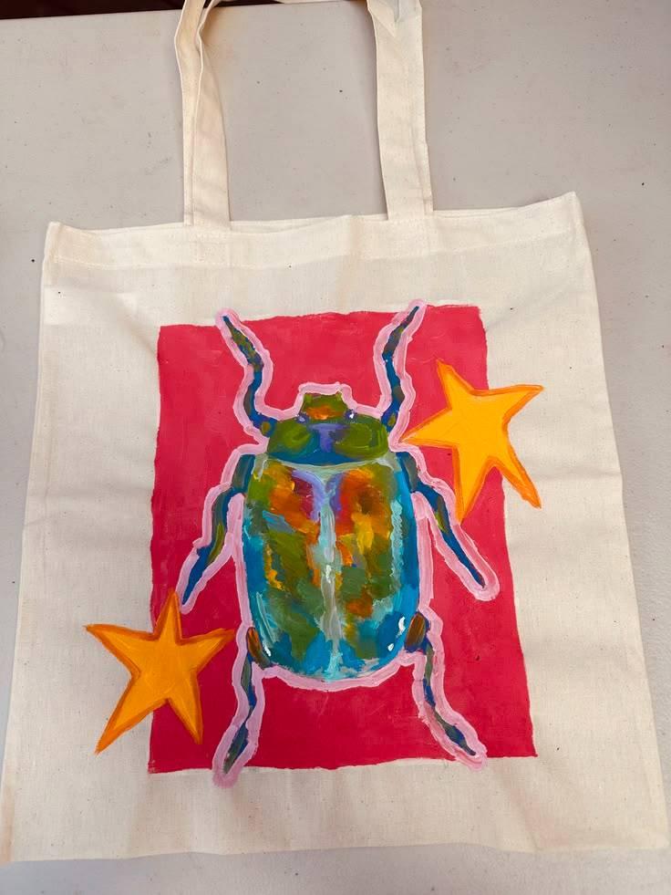 tote bag painting!