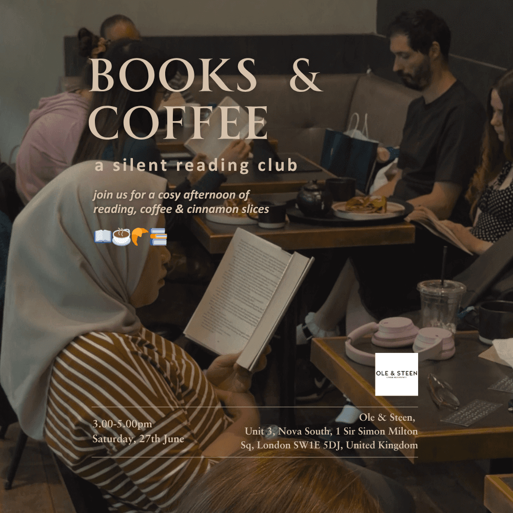 Books & Coffee (a silent reading club)