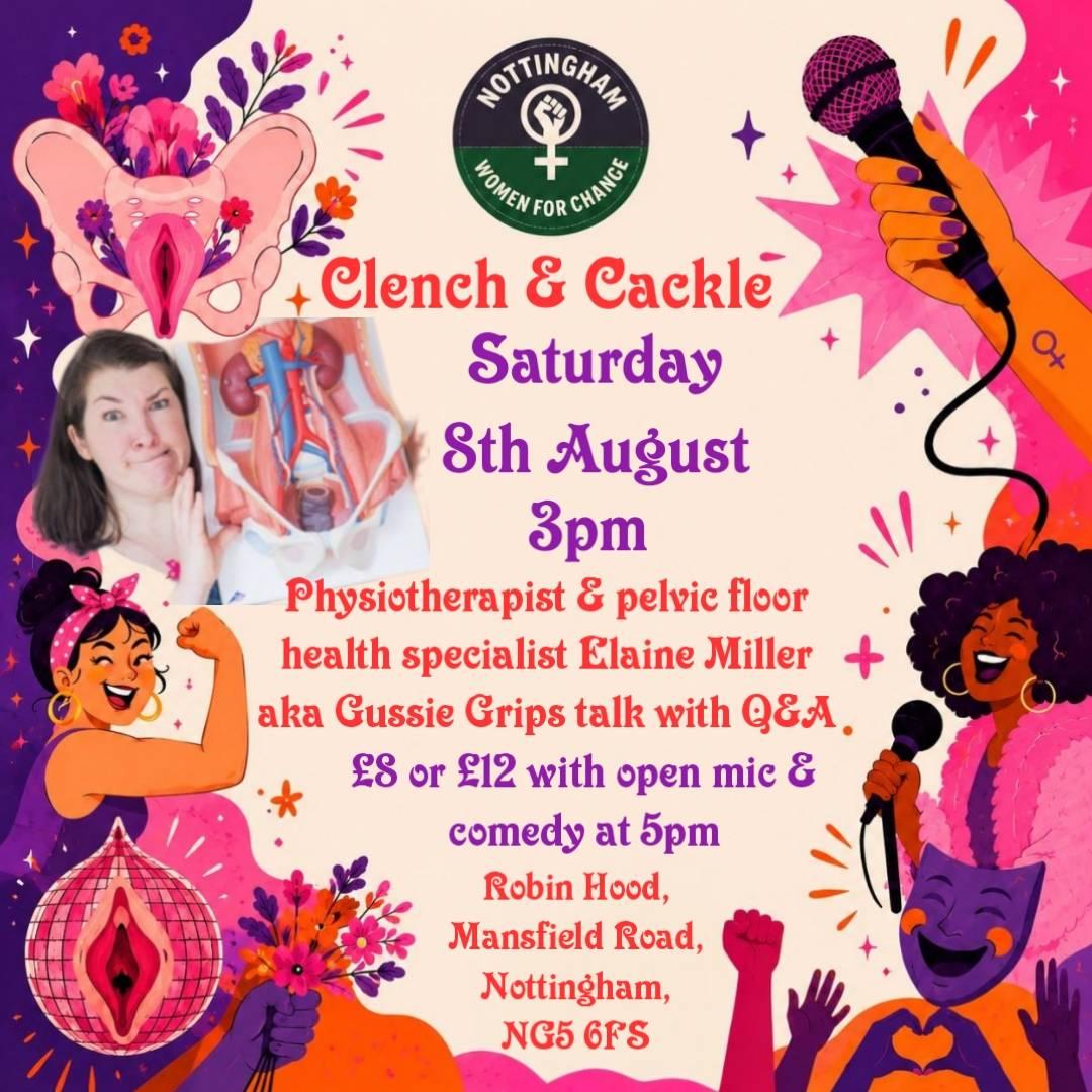 Clench & Cackle - pelvic floor health talk